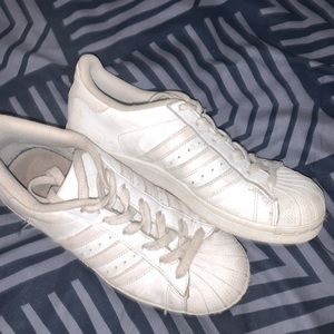 White Adidas Shoes